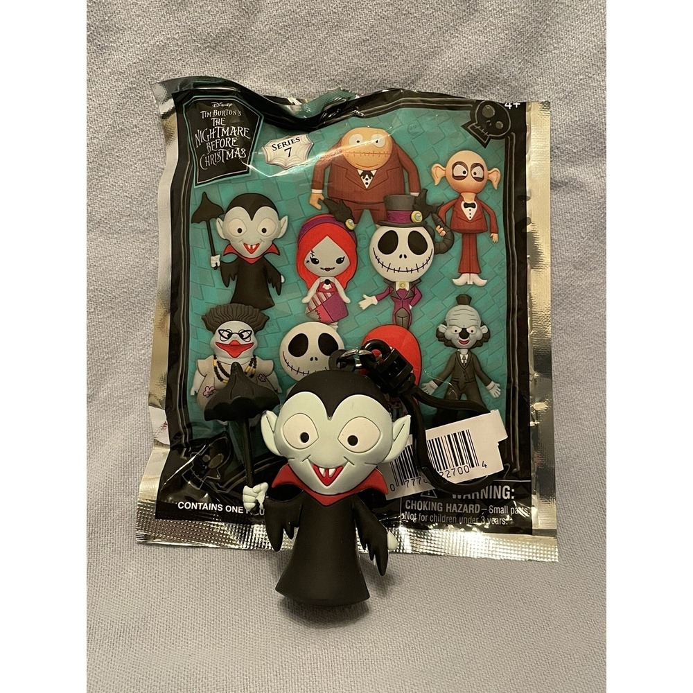 NEW‎ The Nightmare Before Christmas 3D Foam Figural Bag Clip Series 7 - Vampire